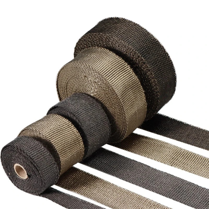 O envoltório de exaustão de titânio 2x16' é a melhor solução para gerenciamento de calor, melhoria de desempenho e proteção do motor