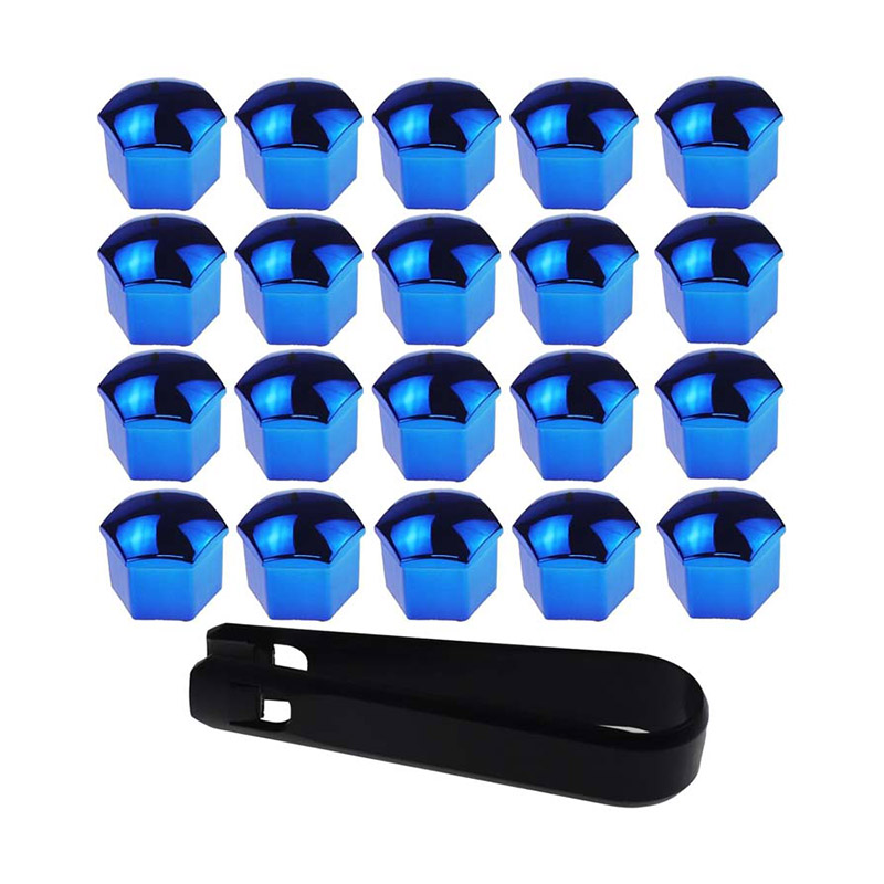 As tampas das porcas das rodas com trava de 21 mm estão disponíveis para segurança?